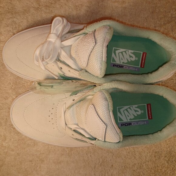 Vans Men's 7/Women's 8.5 Kyle Walker Sport Vtg White/Mint VN0A5JIE9C9 - Picture 10 of 12